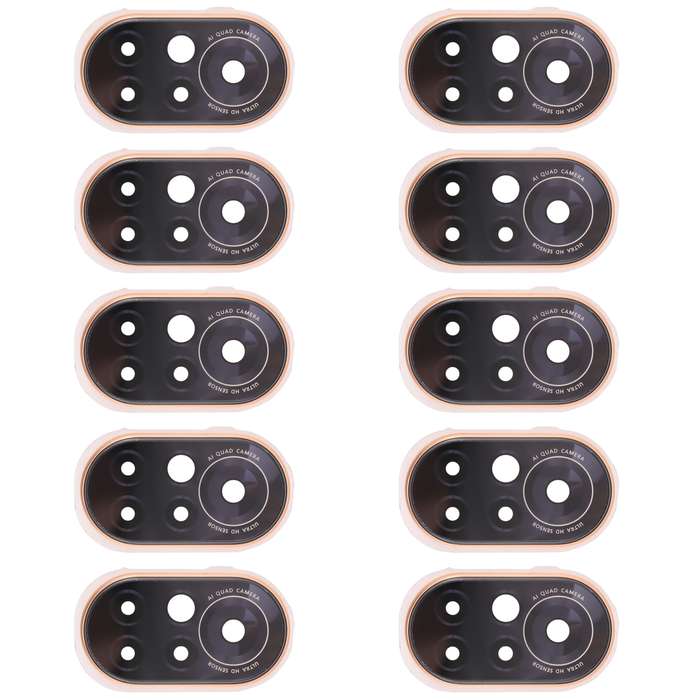 For Huawei Nova 8 5G 10pcs Camera Lens Cover (Black)