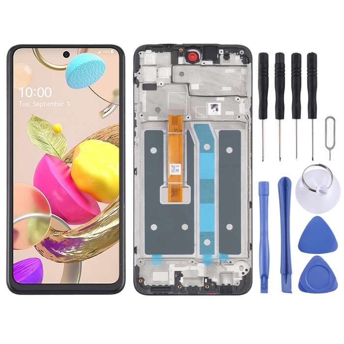 LCD Screen and Digitizer Full Assembly with Frame for LG K42 LMK420 LM-K420 LMK420H LM-K420H LMK420E