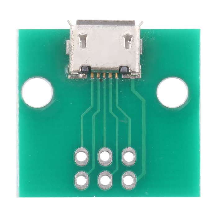 10 PCS Micro USB to 5pin V8 Charging Port PCB Test Board