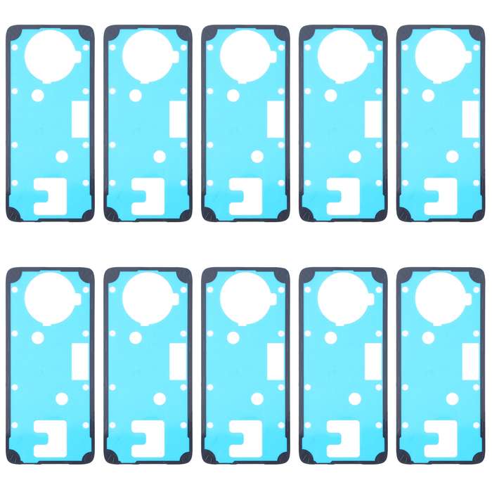10 PCS Back Housing Cover Adhesive for Xiaomi Redmi Note 9 Pro 5G / Mi 10T Lite 5G