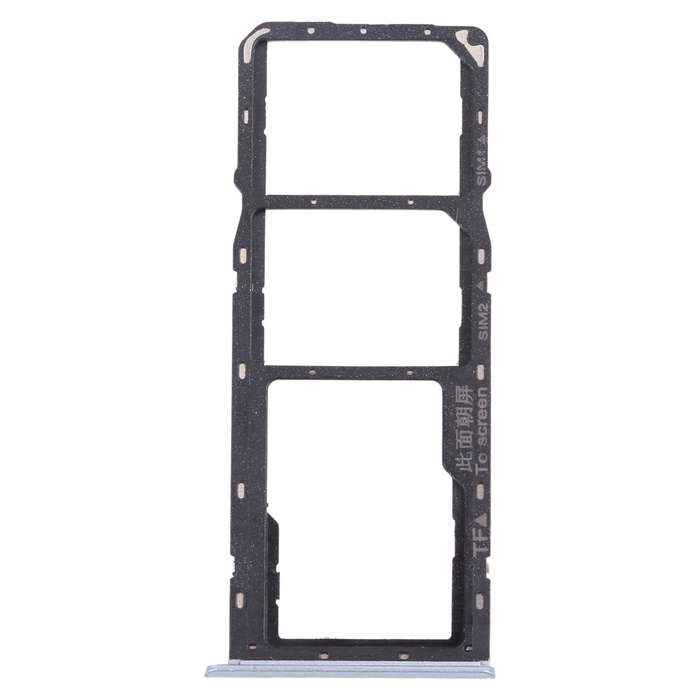 For OPPO Realme C12 RMX2189 SIM Card Tray + SIM Card Tray + Micro SD Card Tray (Blue)