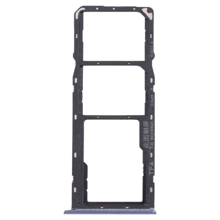 For OPPO Realme 7 (Global) SIM Card Tray + SIM Card Tray + Micro SD Card Tray (Silver)
