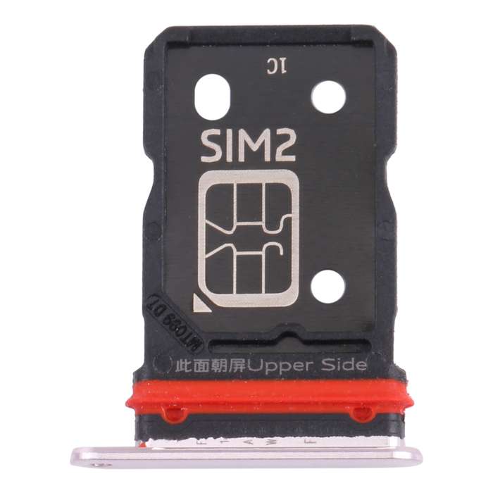 For Vivo S9 V2072A SIM Card Tray + SIM Card Tray (Silver)