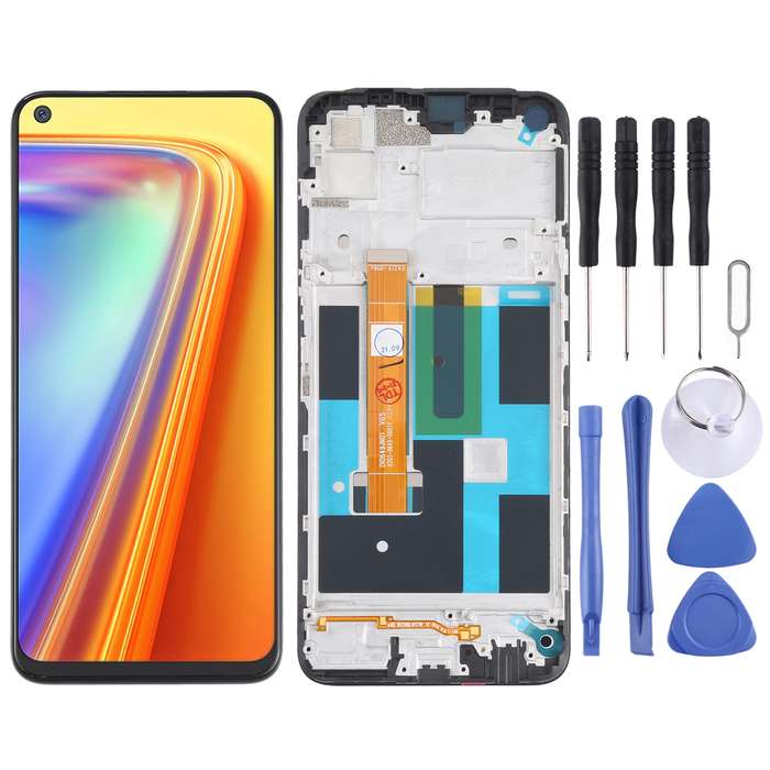 LCD Screen and Digitizer Full Assembly With Frame for OPPO Realme Narzo 20 Pro / Realme 7 (Global) 4