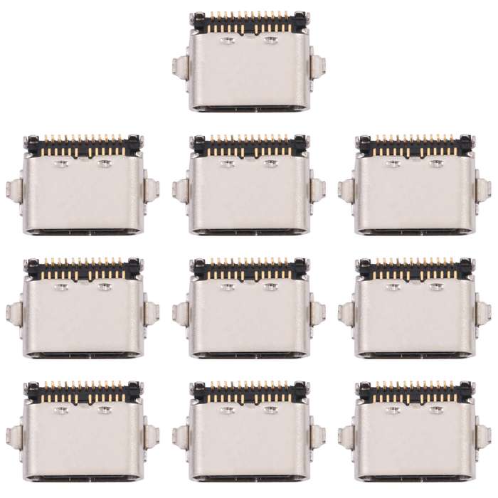 10 PCS Charging Port Connector for Lenovo M10 Plus TB-X606, TB-X606F