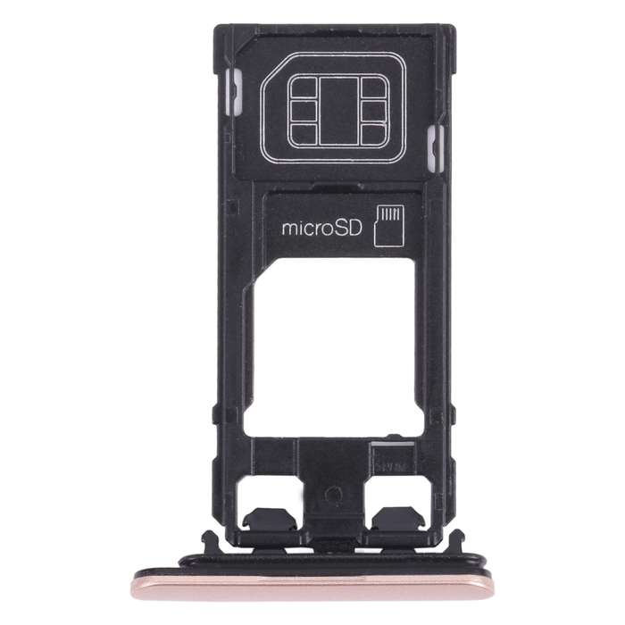 SIM Card Tray + Micro SD Card Tray for Sony Xperia X Performance (Silver)