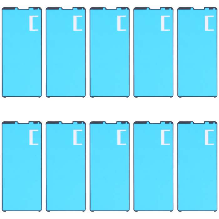 10 PCS Original Front Housing Adhesive for Sony Xperia 10 III / Xperia 10 II