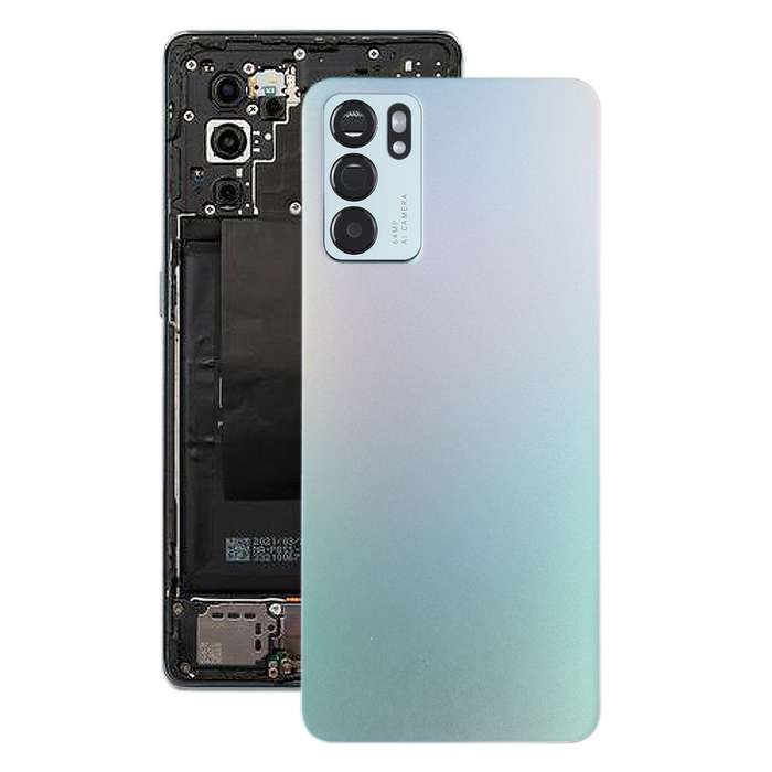 For OPPO Reno6 5G PEQM00, CPH2251 Original Battery Back Cover (Purple)