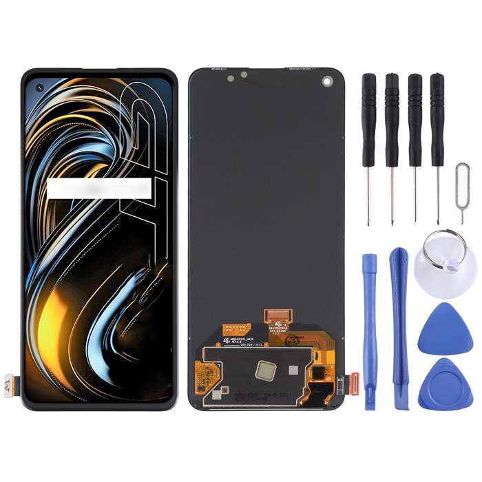 Original Super AMOLED Material LCD Screen and Digitizer Full Assembly for OPPO Realme GT 5G / Realme