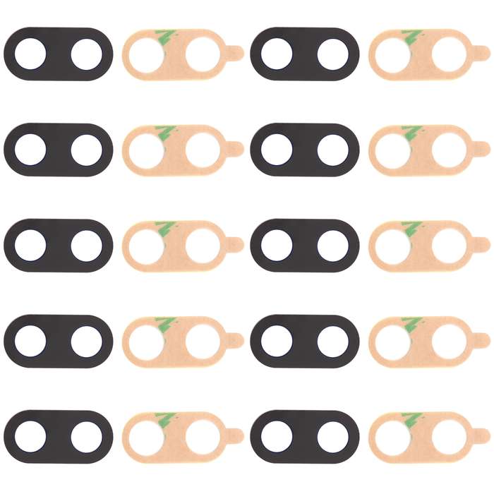 10 PCS Back Camera Lens for Motorola One Hyper(Blue)