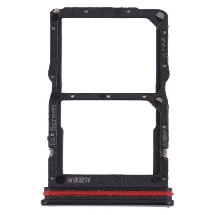 SIM Card Tray + NM Card Tray for Huawei nova 7 SE 5G Youth(Purple)