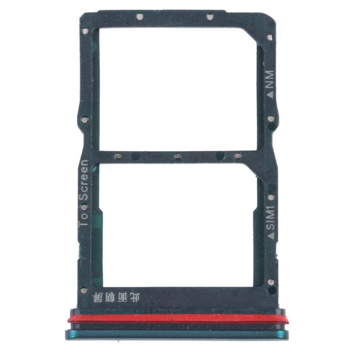 SIM Card Tray + NM Card Tray for Huawei nova 7 SE 5G Youth(Purple)