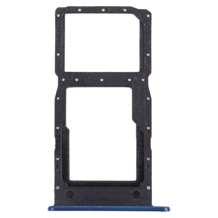 SIM Card Tray + SIM Card Tray / Micro SD Card Tray for Huawei Enjoy 20 5G (Blue)