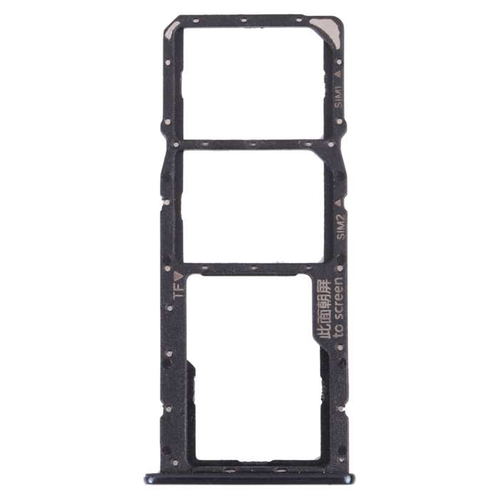 SIM Card Tray + SIM Card Tray + Micro SD Card Tray for Huawei Y7 Pro 2018 (Silver)