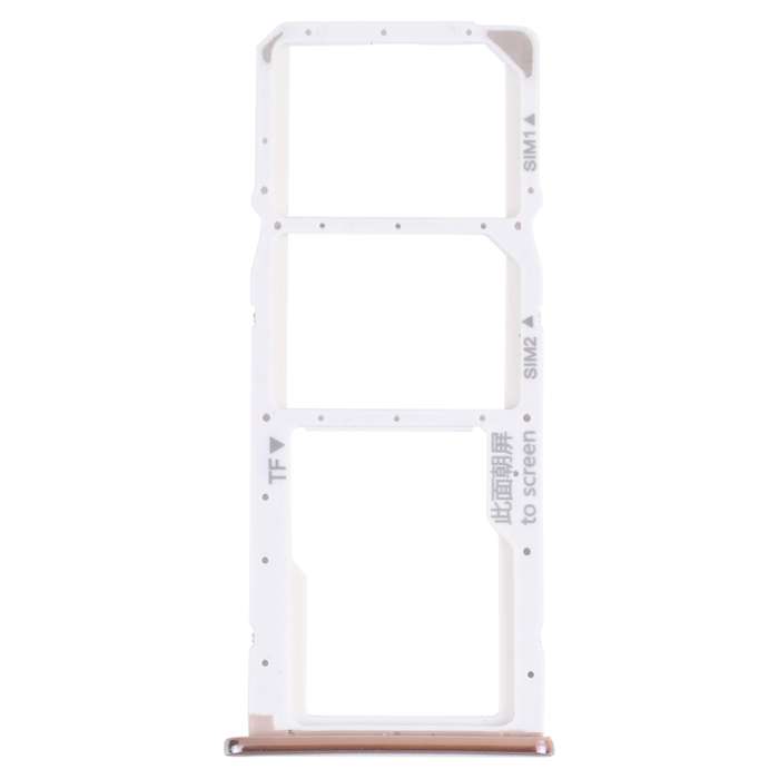 SIM Card Tray + SIM Card Tray + Micro SD Card Tray for Huawei Y7 Pro 2018 (Silver)