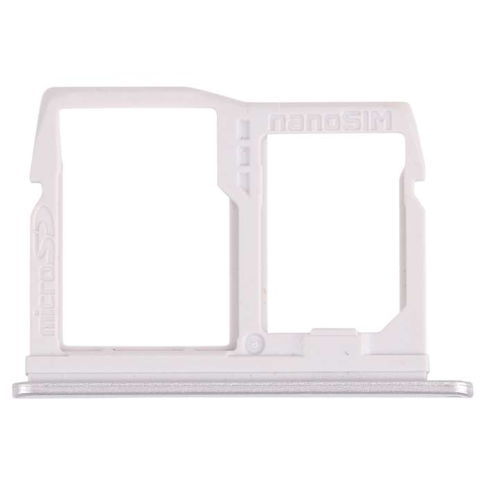 Nano SIM Card Tray + Micro SD Card Tray for LG K31 LM-K300Q, LMK300, LGL355DL (Silver)