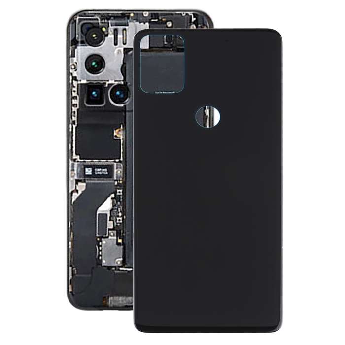 For Alcatel 3X 2020 5061 5061K 5061U Glass Battery Back Cover (Black)