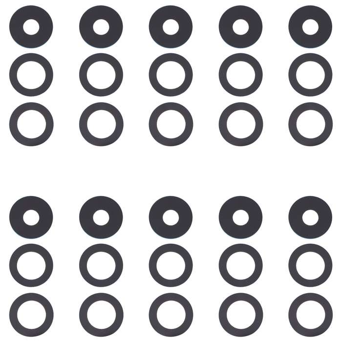 For OPPO Reno6 4G / Reno6 5G / Reno6 Z 10pcs Back Camera Lens