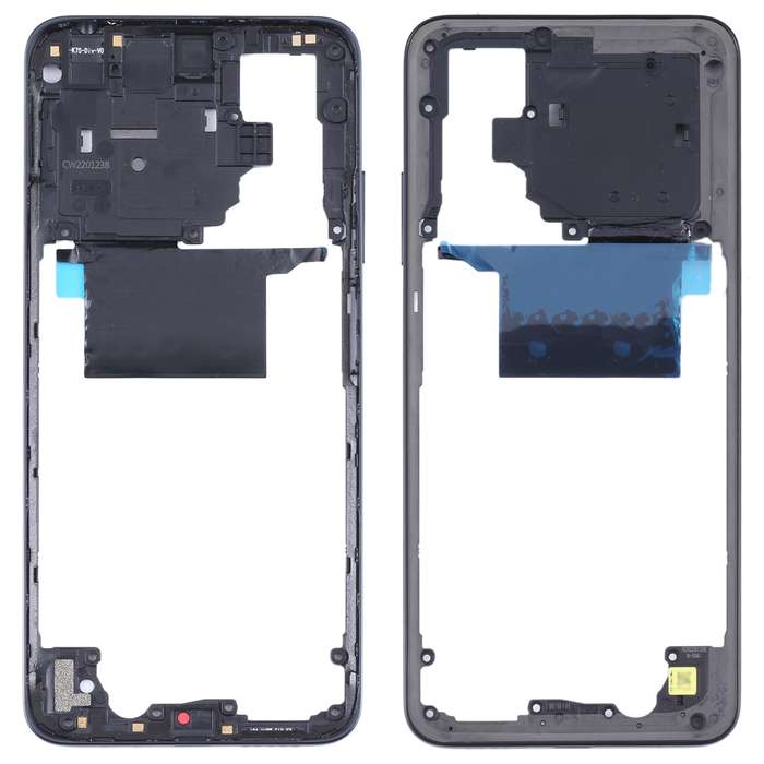 Original Middle Frame Bezel Plate for Xiaomi Poco M4 Pro 4G MZB0B5VIN(Black)
