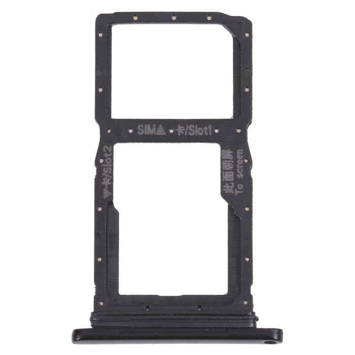 SIM Card Tray + SIM Card Tray / Micro SD Card Tray for Honor 9X (Silver)