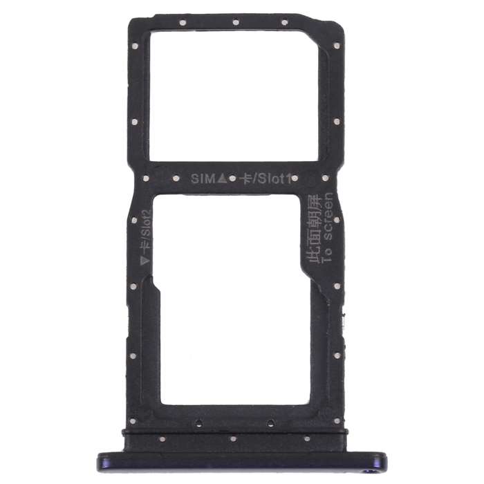 SIM Card Tray + SIM Card Tray / Micro SD Card Tray for Honor 9X (Silver)