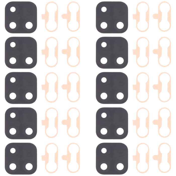 10 PCS Back Camera Lens For Xiaomi Redmi 10C/Redmi 10 India/Redmi 10 Power/Poco C40