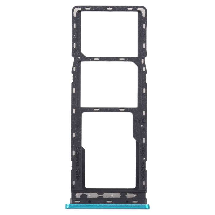 For Tecno Spark Go 2022/Spark 6 Go SIM Card Tray + SIM Card Tray + Micro SD Card Tray (Black)
