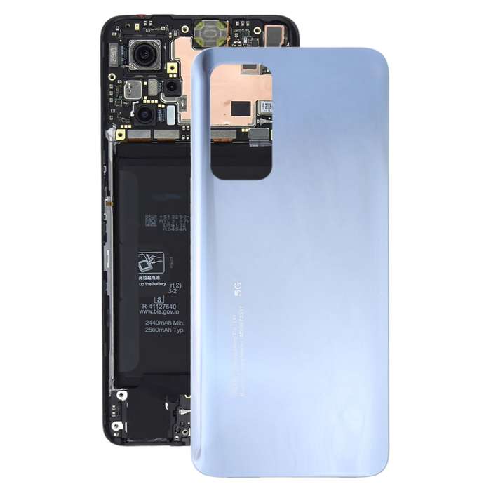 Glass Battery Back Cover for Xiaomi Mi 10T / Mi 10T Pro(Silver)