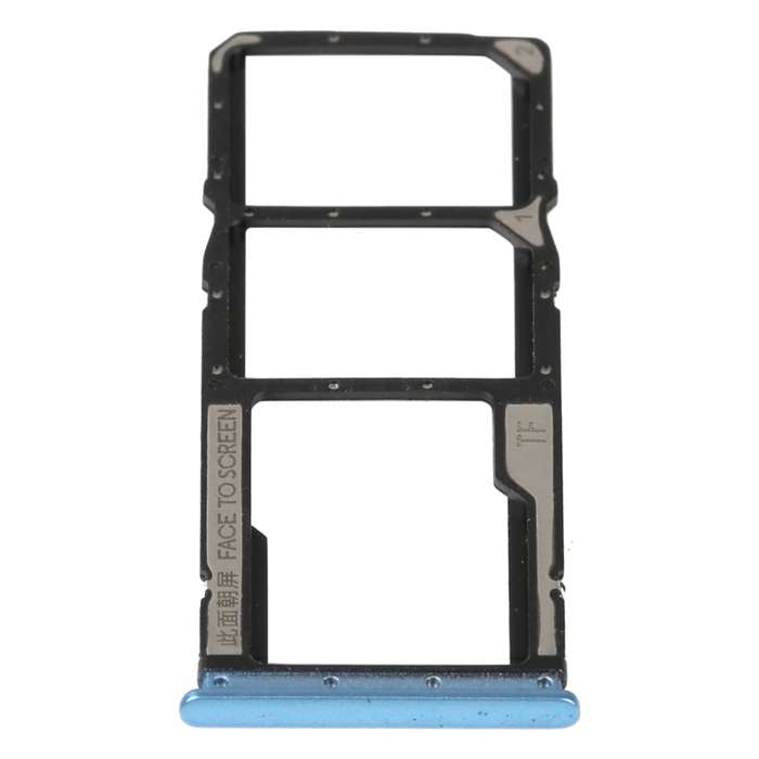 SIM Card Tray + SIM Card Tray + Micro SD Card Tray For Xiaomi Redmi 10 5G (Black)