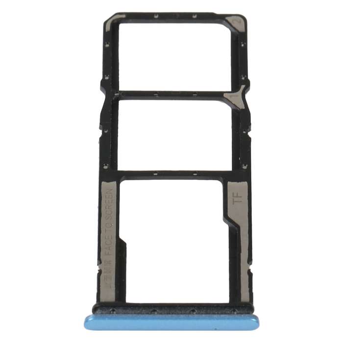 SIM Card Tray + SIM Card Tray + Micro SD Card Tray For Xiaomi Redmi 10A (Silver)