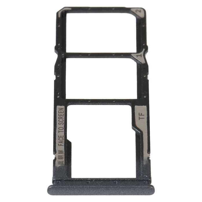 SIM Card Tray + SIM Card Tray + Micro SD Card Tray For Xiaomi Redmi 10 Power (Black)