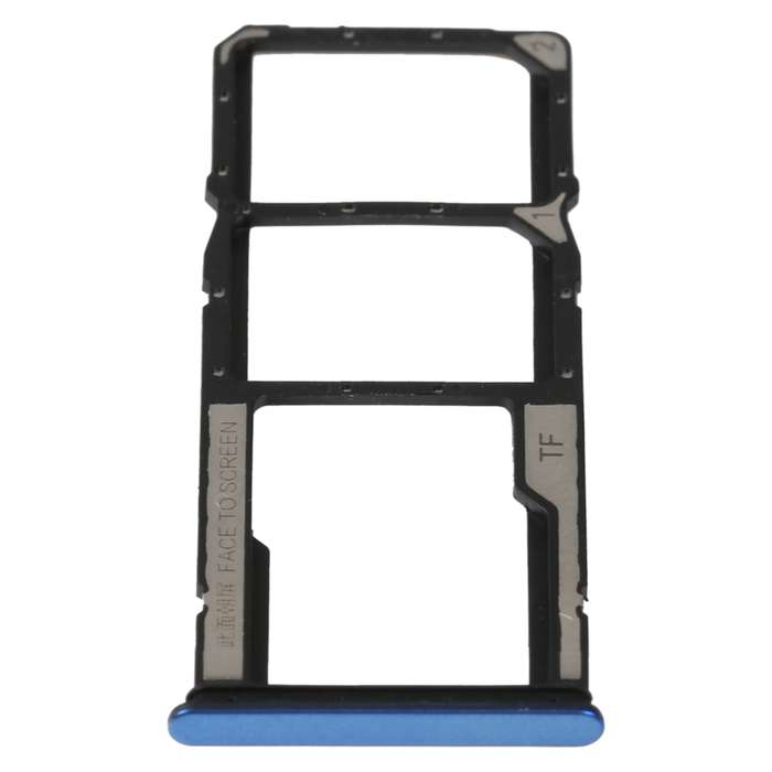 For Xiaomi Redmi Note 11SE SIM Card Tray + SIM Card Tray + Micro SD Card Tray (Black)