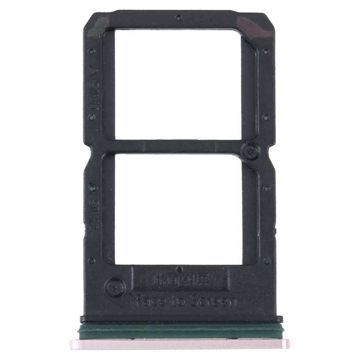 For OPPO Reno SIM Card Tray + SIM / Micro SD Card Tray (Gold)