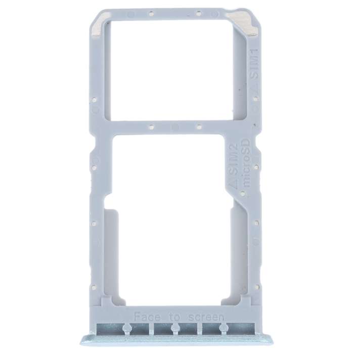 For OPPO A96 4G SIM Card Tray + SIM / Micro SD Card Tray (Black)