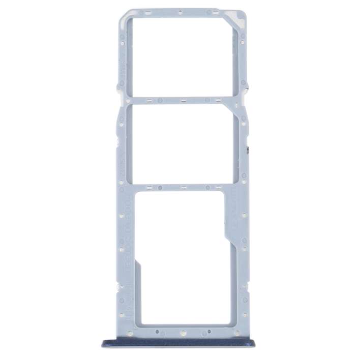 For OPPO A17 SIM Card Tray + SIM Card Tray + Micro SD Card Tray (Blue)