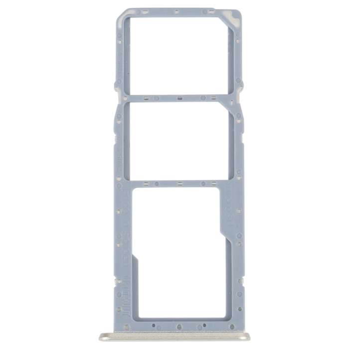 For OPPO A17 SIM Card Tray + SIM Card Tray + Micro SD Card Tray (Blue)