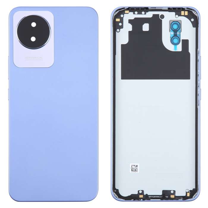 For vivo Y02 Original Battery Back Cover with Camera Lens Cover(Blue)