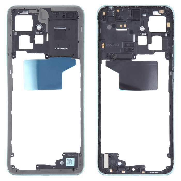 For Xiaomi Redmi Note 12 4G Original Middle Frame Bezel Plate (Black)