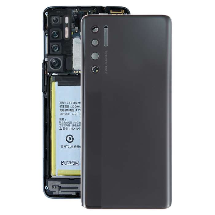 For TCL 20 Pro 5G Original Battery Back Cover(Blue)