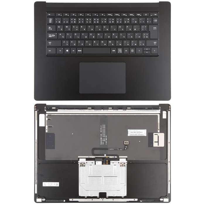 For Microsoft Surface Laptop 3 / 4 15 inch Japanese Version Keyboard with C Shell / Touch Board (Bla