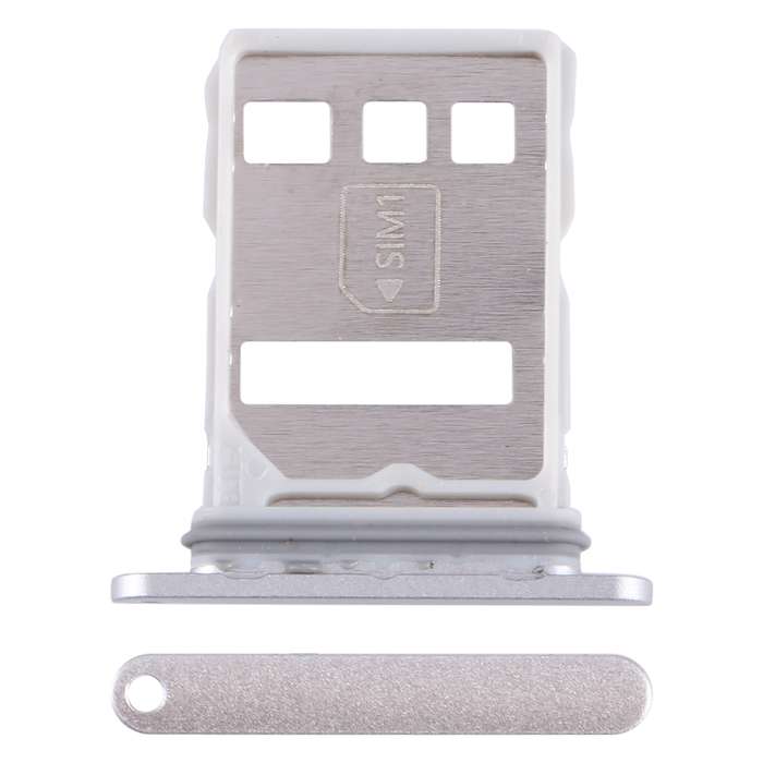 For Huawei Mate 60 Pro+ SIM + NM Card Tray (Silver)