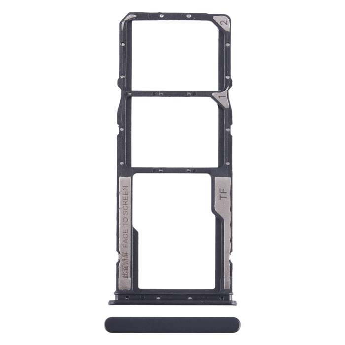 For Xiaomi Poco M4 Pro SIM Card Tray + SIM Card Tray + Micro SD Card Tray (Dark Blue)