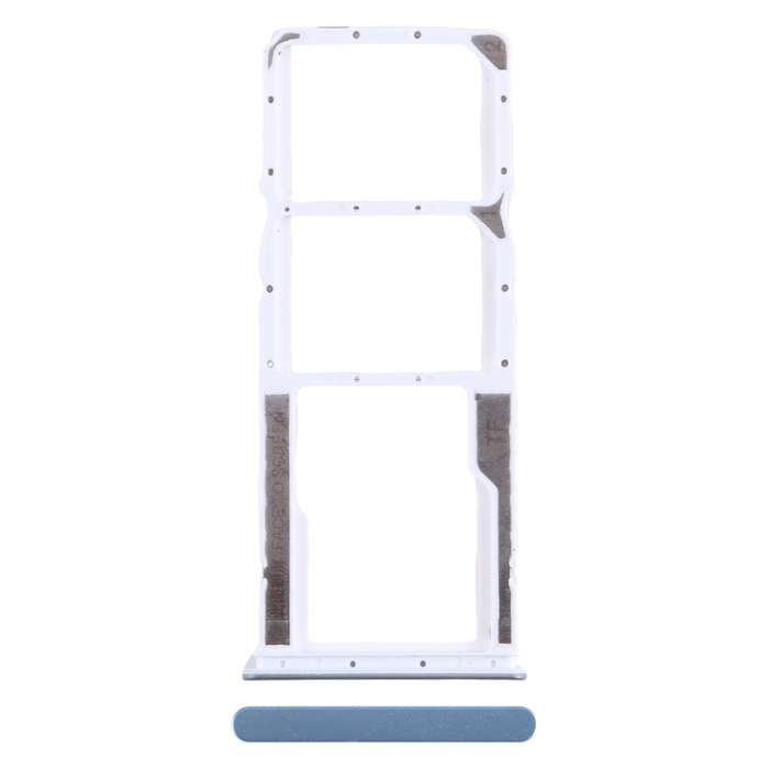 For Xiaomi Poco M4 Pro SIM Card Tray + SIM Card Tray + Micro SD Card Tray (Dark Blue)