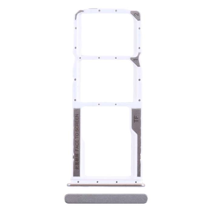 For Xiaomi Poco M5 4G SIM Card Tray + SIM Card Tray + Micro SD Card Tray (Blue)