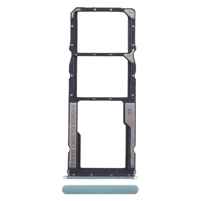 For Xiaomi Redmi Note 12s SIM Card Tray + SIM Card Tray + Micro SD Card Tray (Green)