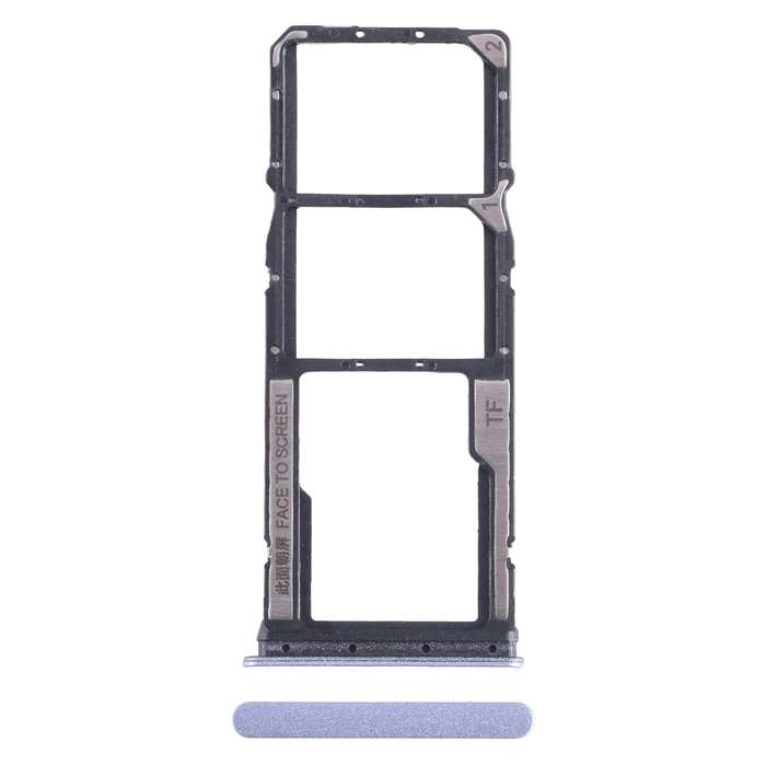 For Xiaomi Redmi 13C SIM Card Tray + SIM Card Tray + Micro SD Card Tray (Green)