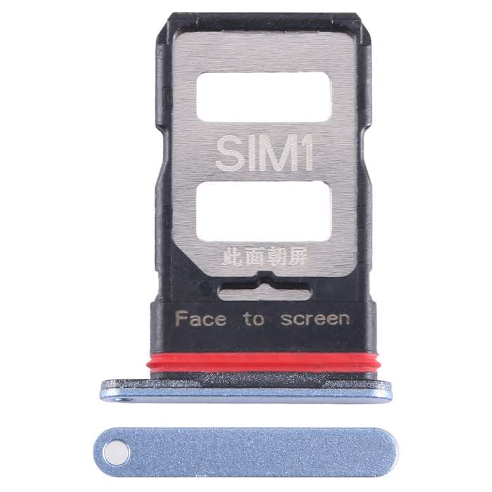 For Xiaomi Redmi K60 Pro SIM Card Tray + SIM Card Tray (Silver)