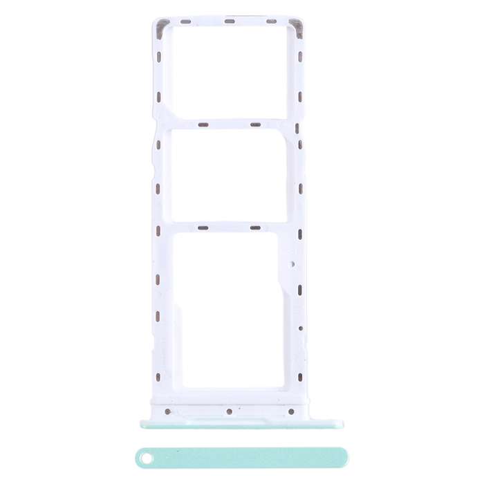 For Infinix Smart 7 HD X6516 SIM Card Tray + SIM Card Tray + Micro SD Card Tray (Black)