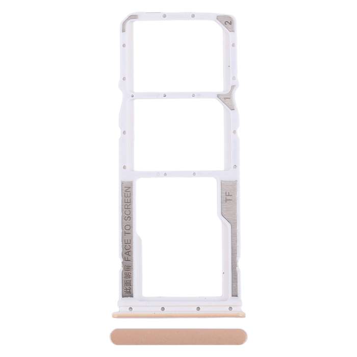 For Xiaomi Redmi Note 12 4G SIM Card Tray + SIM Card Tray + Micro SD Card Tray (Black)