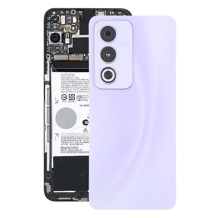 For OPPO A3 Pro 5G Original Battery Back Cover with Camera Lens(Black)